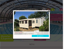 Tablet Screenshot of campinglabouliniere.com